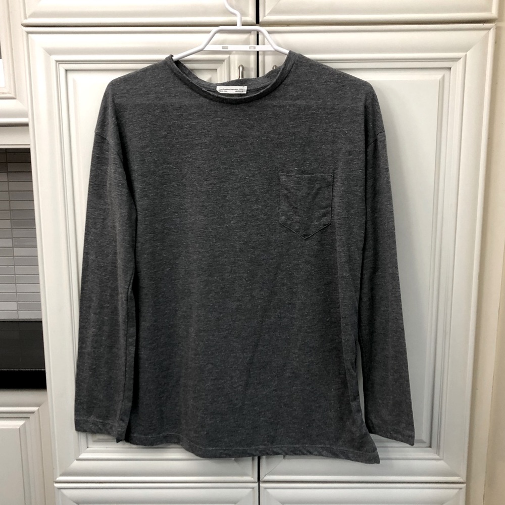 Zara Trafaluc grey long sleeve women’s shirt